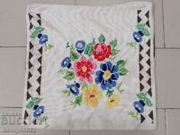 Old woven embroidered embroidered costume pillow case