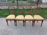 Beautiful vintage chairs array
