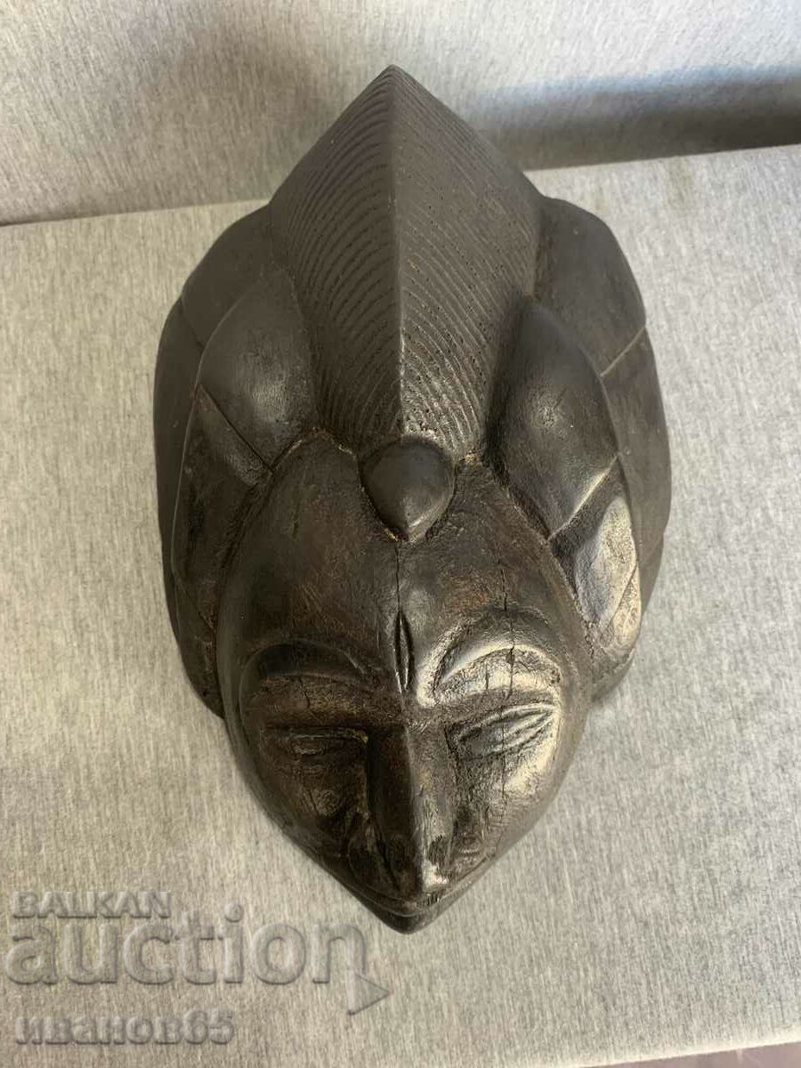 wooden African mask
