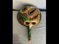 painted wooden mask