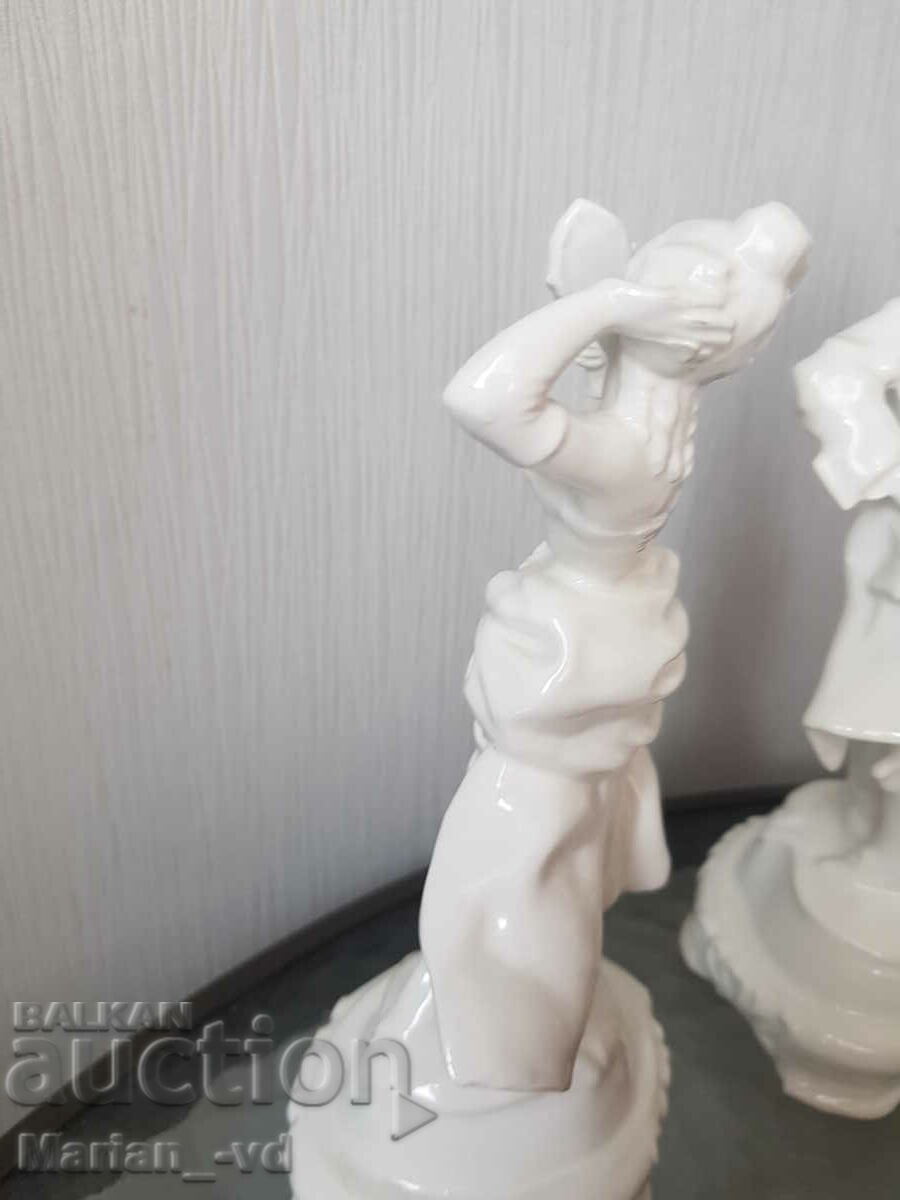 Set of two porcelain figures - 6 Set of two porcelain figures - 6