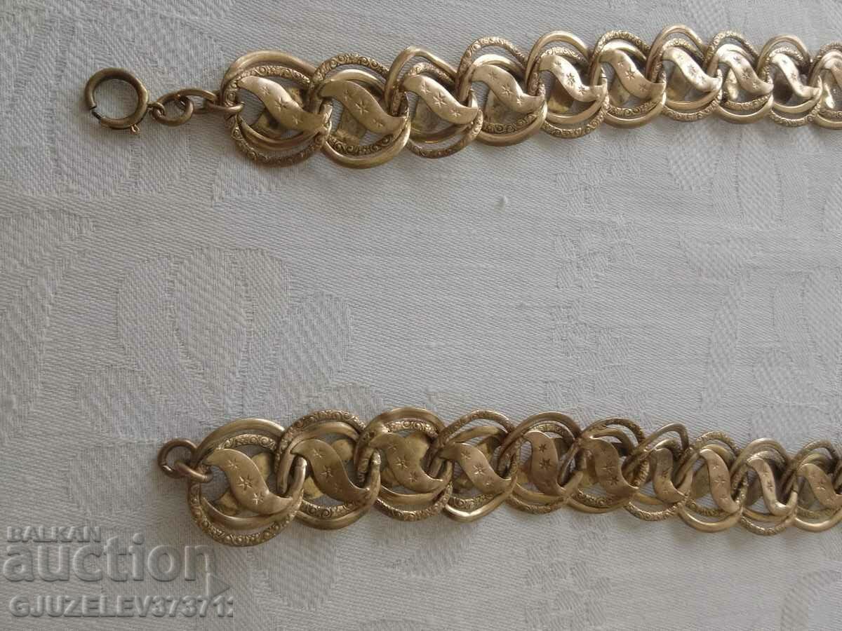 Old Fairly rare collector's jewelry, Bijou Double (gilt) - 5 Old Fairly rare collector's jewelry, Bijou Double (gilt) - 5