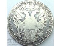 Талер 1823 Австрия Франциск I  А - Вена 27,47г сребро Патина