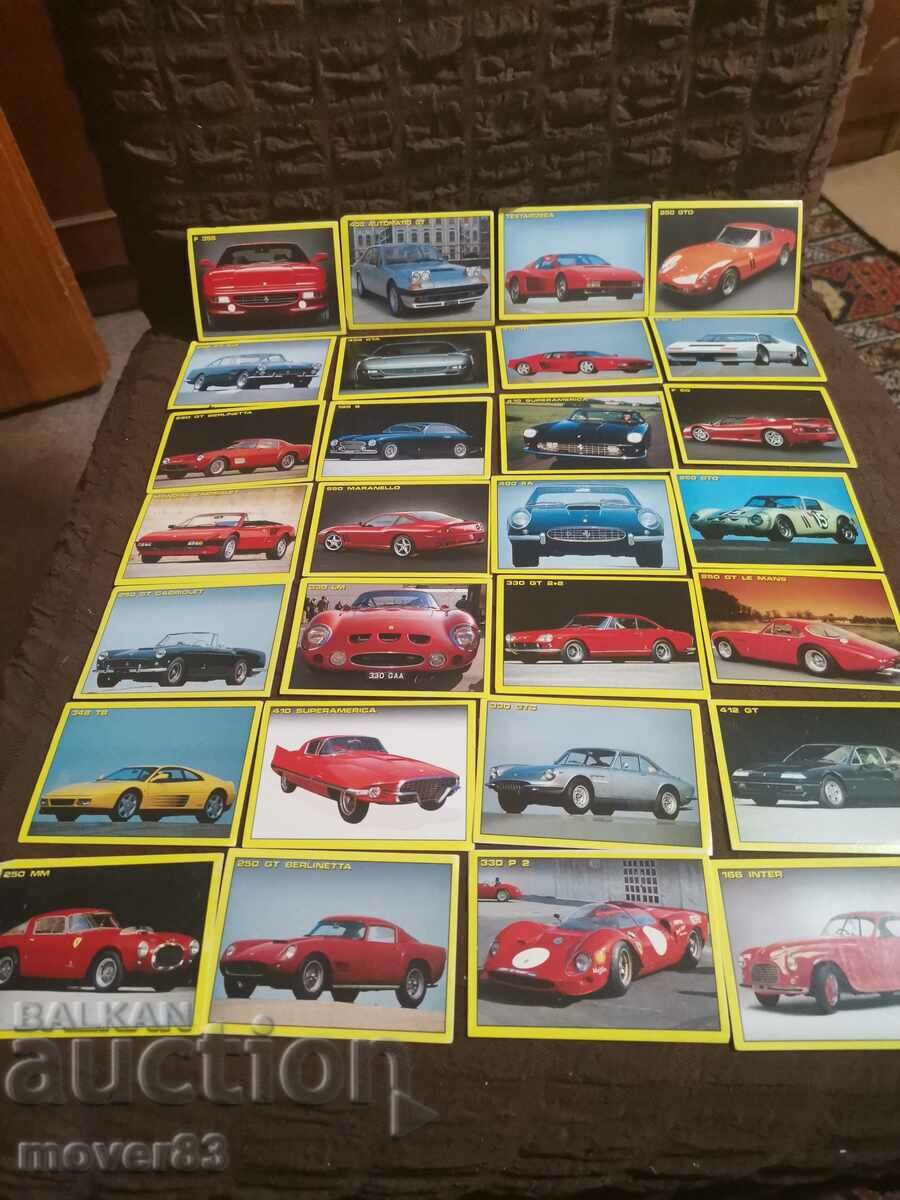 Ferrari stickers. Panini. Lot