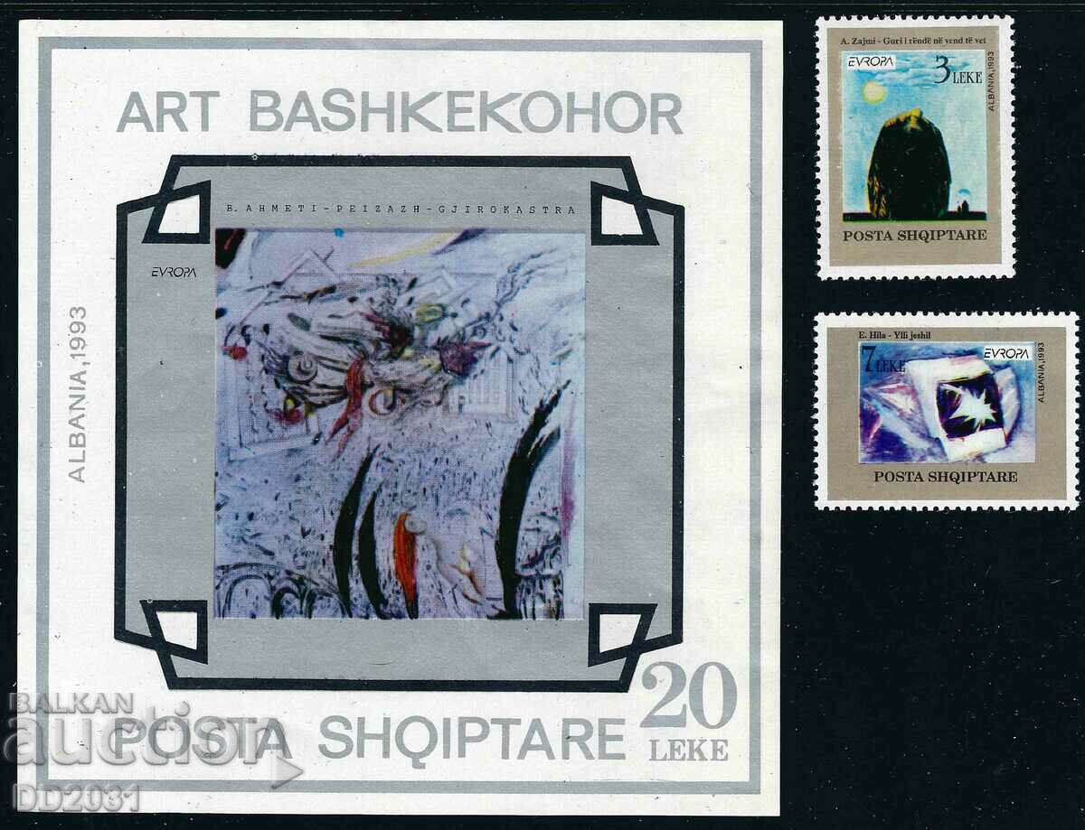 Албания 1993 - изкуство Европа MNH