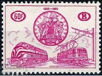Βέλγιο 1960 - σιδηροδρομικές ατμομηχανές ταχυδρομείου