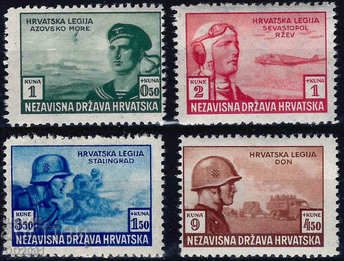 Croatia 1943 - ships military MNH