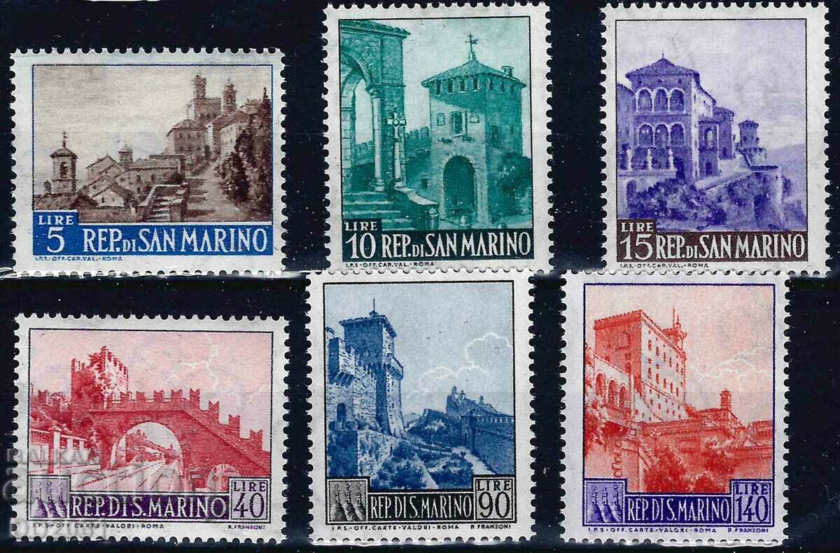 San Marino 1966 - Architecture MNH