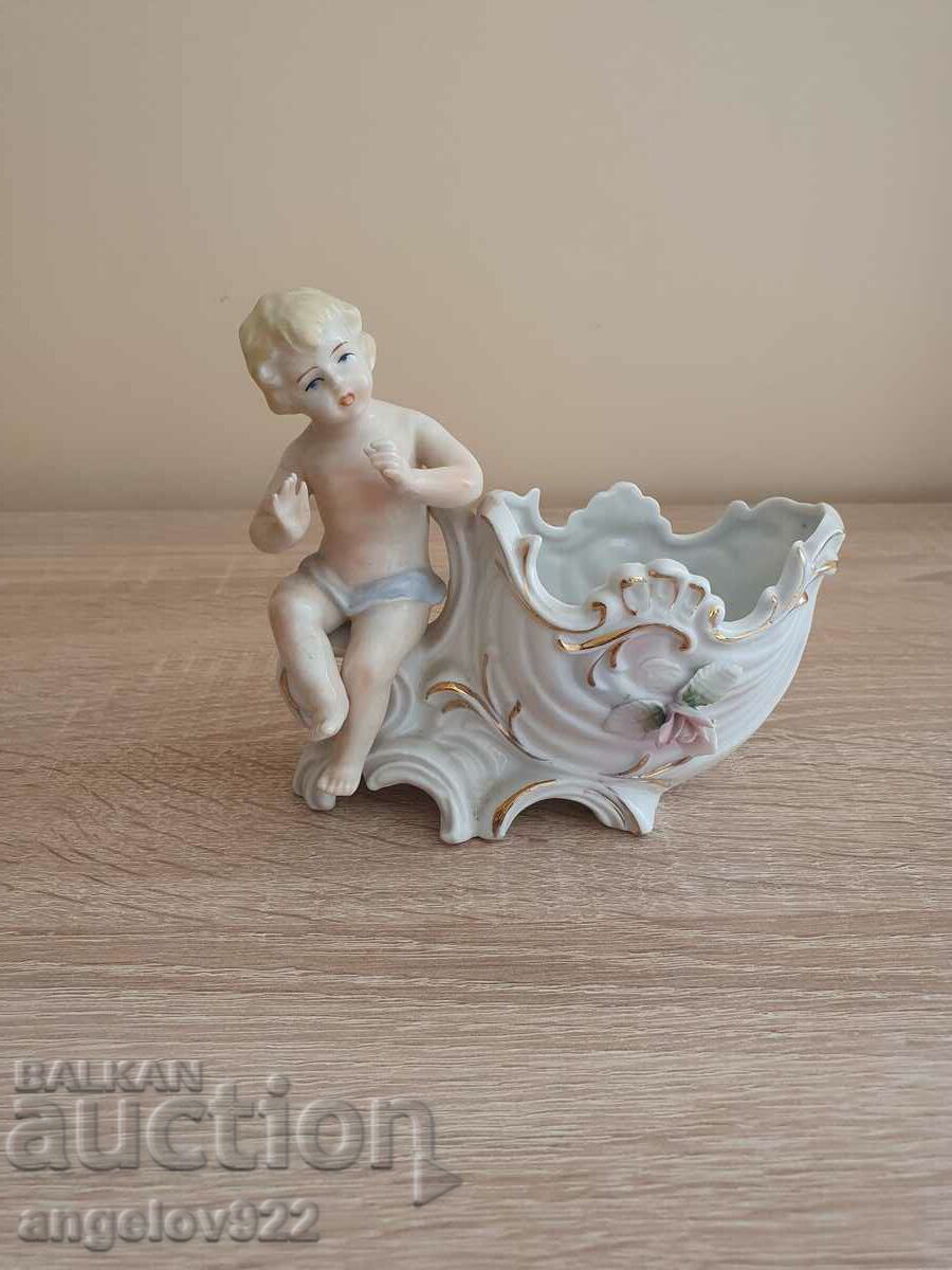 Beautiful porcelain figure statuette