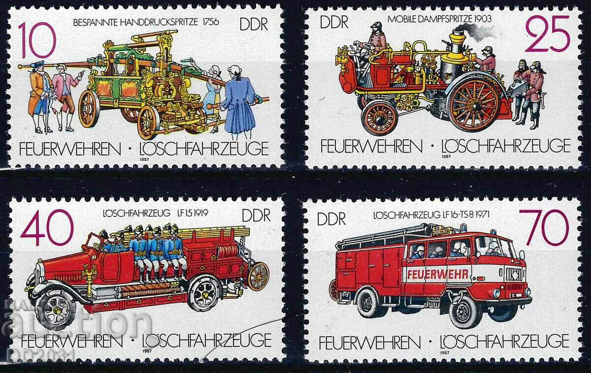 Germania RDG 1987 - pompieri MNH