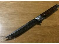 Сгъваем нож  M390 - 78х194 (4) - острие"дамаск"