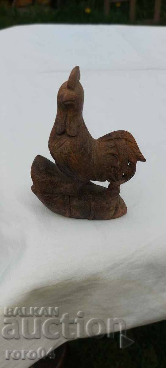 ROOSTER - SCULPTURE - WOOD CARVING with price 40.00 BGN | € 20.45