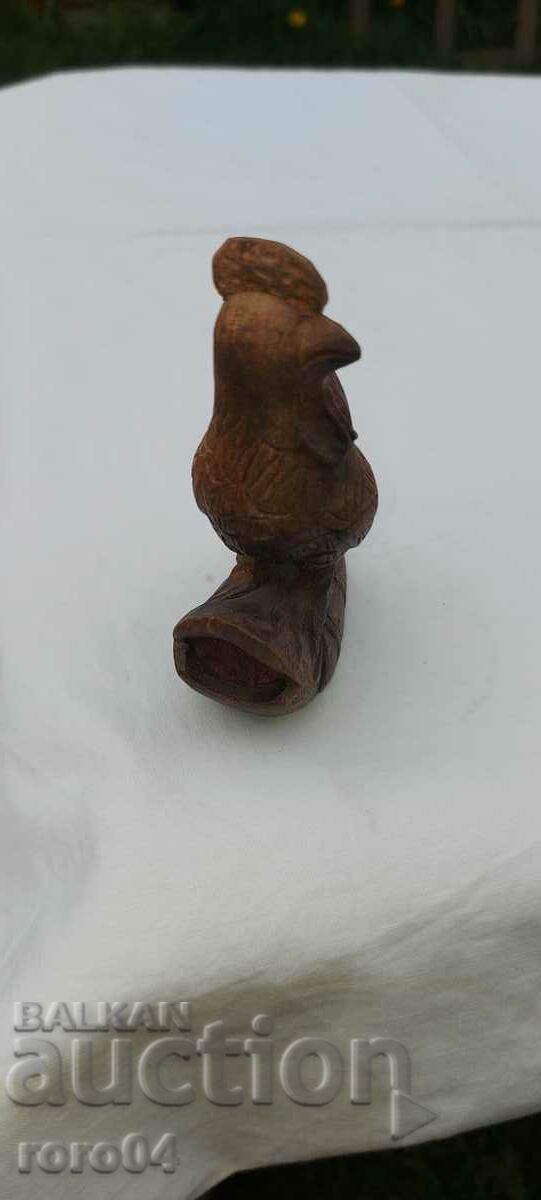 Auction  ROOSTER - SCULPTURE - WOOD CARVING