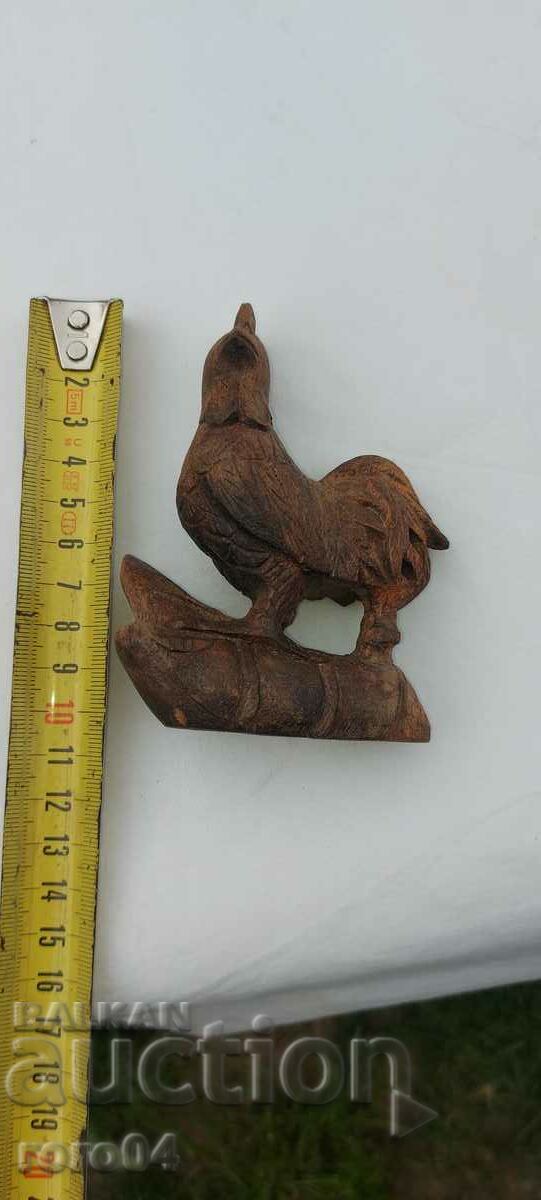 COCOȘ - SCULPTURĂ - SCULPTURĂ ÎN LEMN - 6