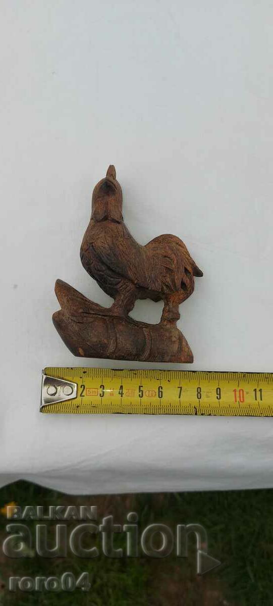 ROOSTER - SCULPTURE - WOOD CARVING - 7