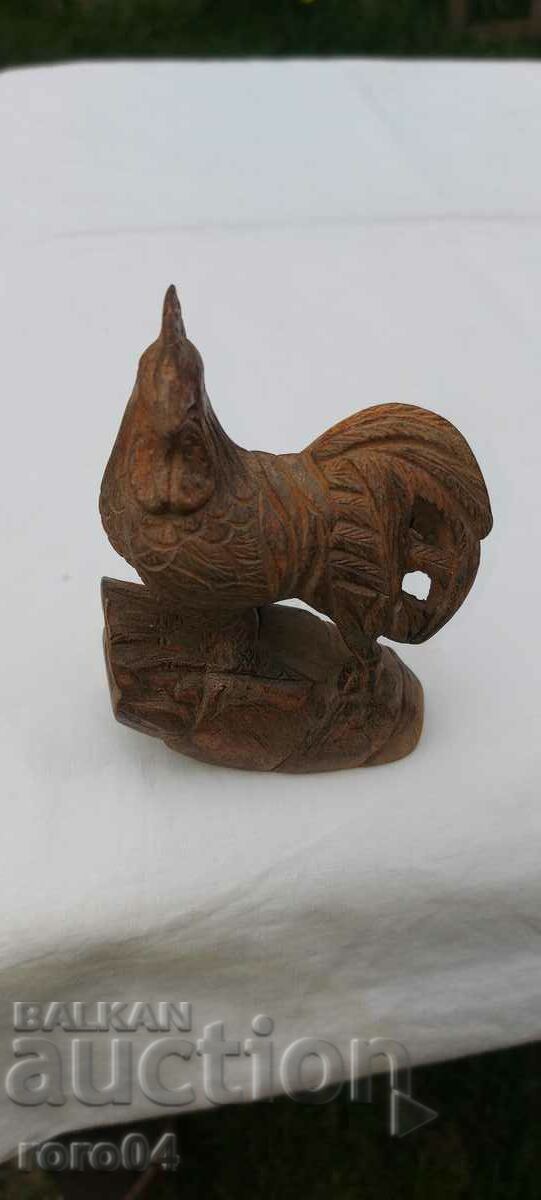ROOSTER - SCULPTURE - WOOD CARVING with price 40.00 BGN | € 20.45 ROOSTER - SCULPTURE - WOOD CARVING with price 40.00 BGN | € 20.45
