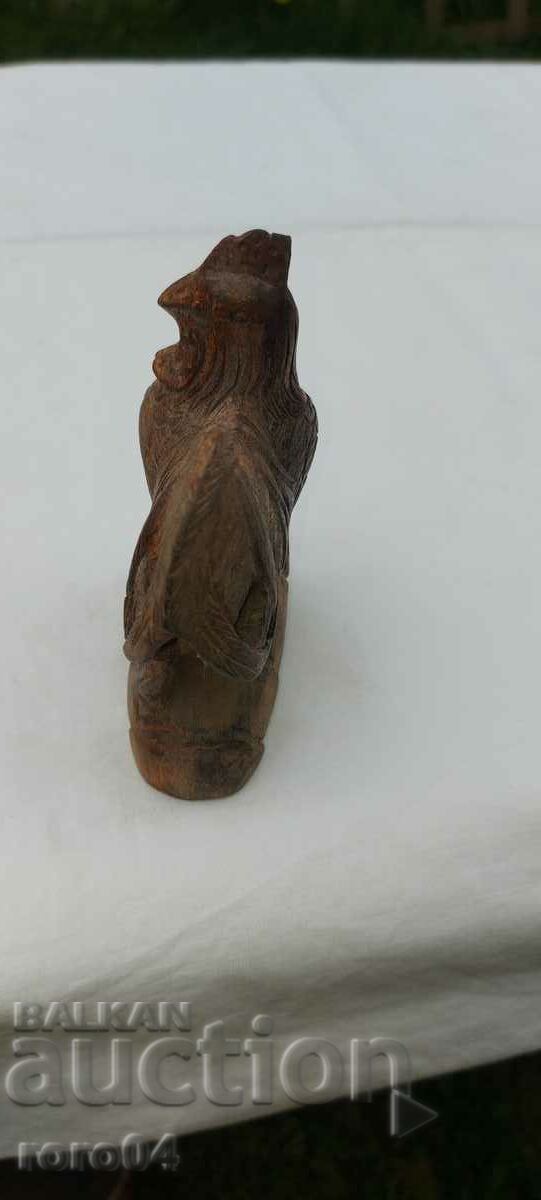 ROOSTER - SCULPTURE - WOOD CARVING - 5 ROOSTER - SCULPTURE - WOOD CARVING - 5