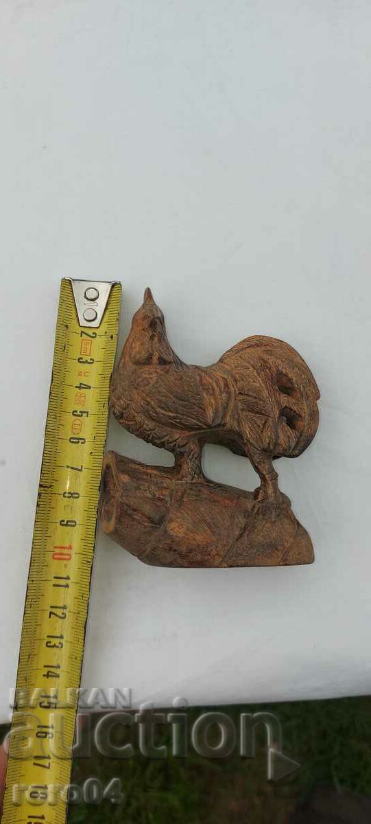 ROOSTER - SCULPTURE - WOOD CARVING - 6 ROOSTER - SCULPTURE - WOOD CARVING - 6