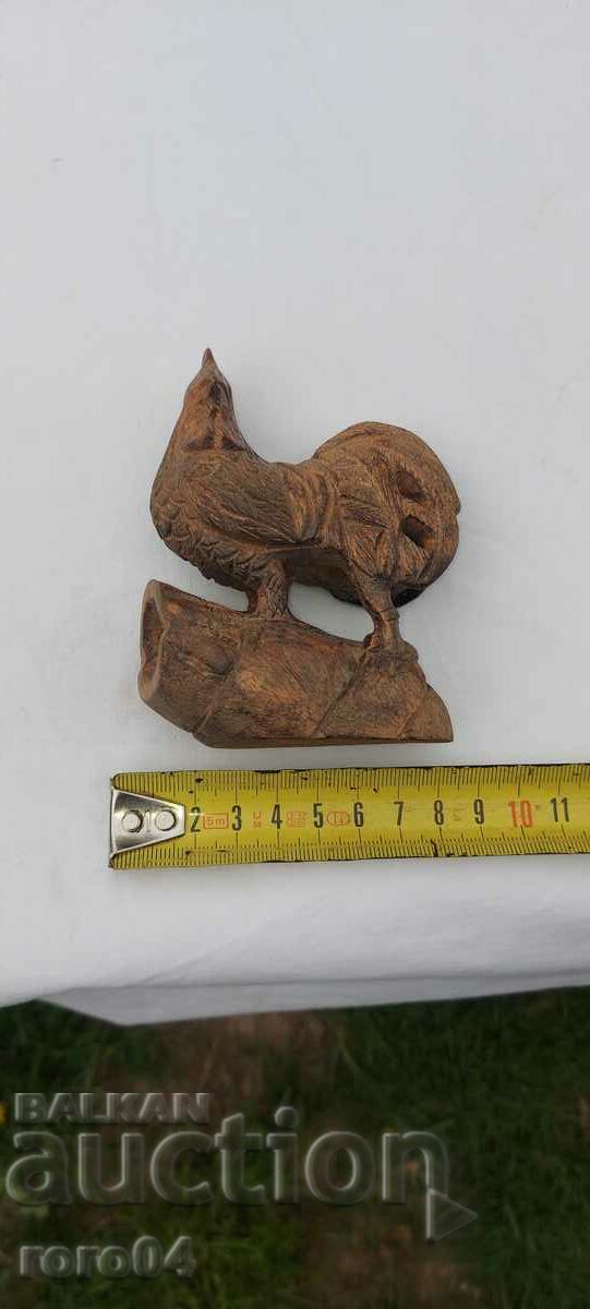 ROOSTER - SCULPTURE - WOOD CARVING - 7 ROOSTER - SCULPTURE - WOOD CARVING - 7