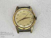 TECHNOS SWISS MADE RARE GOLD PLATED WORKS NO WARRANTY