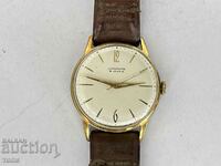 JUNGHANS GERMANY MADE RARE GOLD PLATED NOT WORKING
