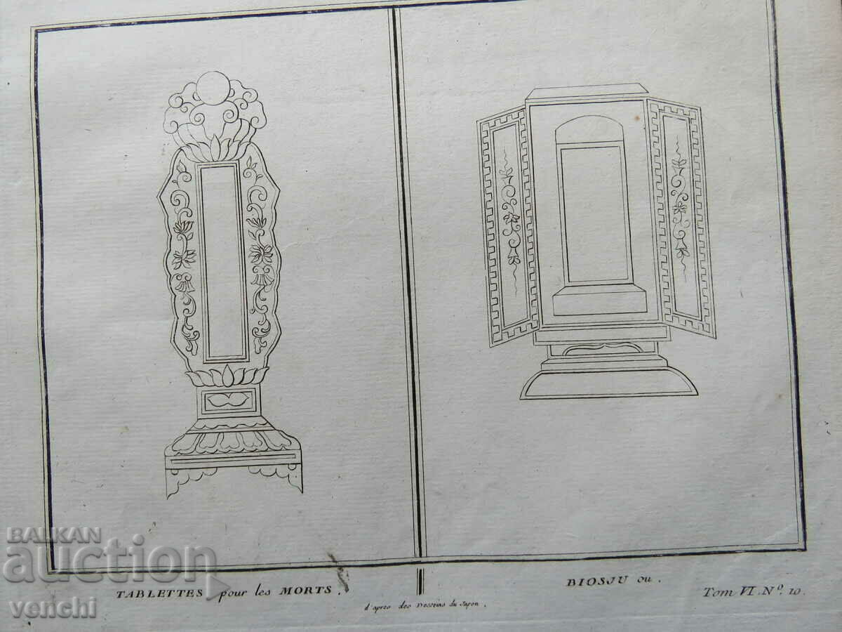 Auction  1727 - ENGRAVING - JAPAN - ORIGINAL
