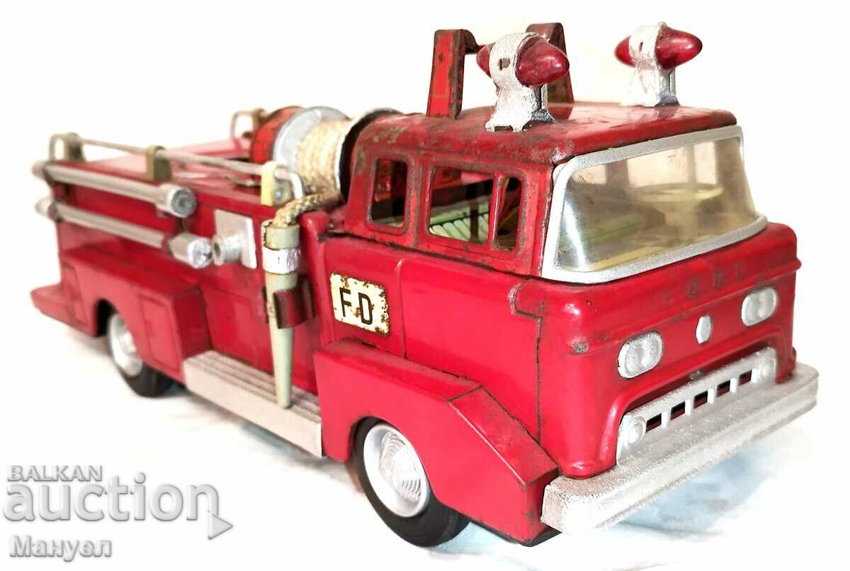 Old tin toy - fire engine. with price 260.00 BGN | € 132.94 Old tin toy - fire engine. with price 260.00 BGN | € 132.94