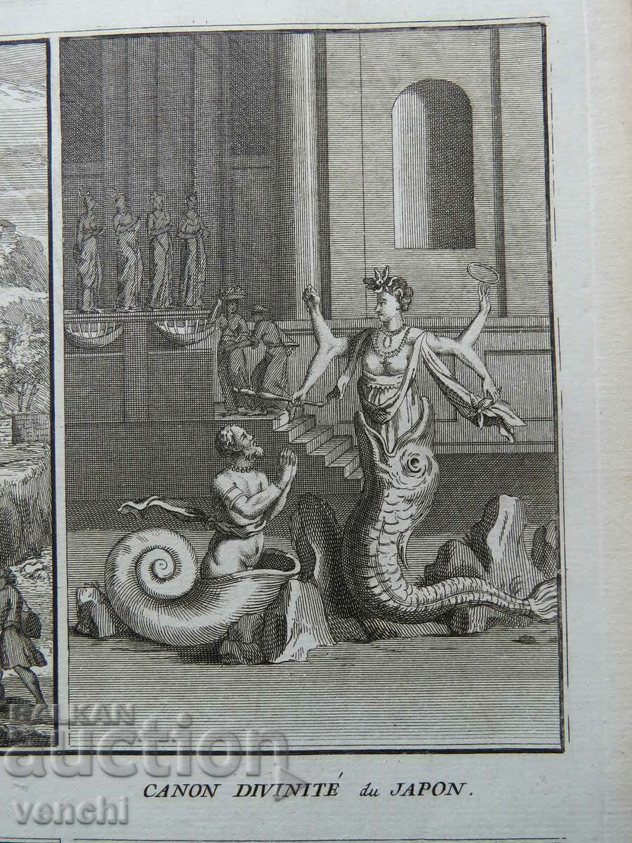 Auction  1727 - ENGRAVING - Japanese Deities and Religion - ORIGINAL
