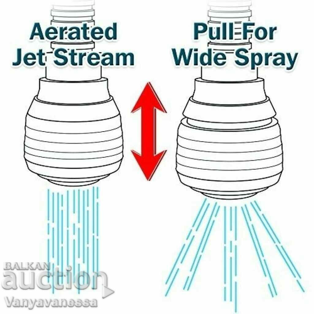 Delivery of Faucet nozzle with a flexible structure Turbo Flex 360 Delivery of Faucet nozzle with a flexible structure Turbo Flex 360