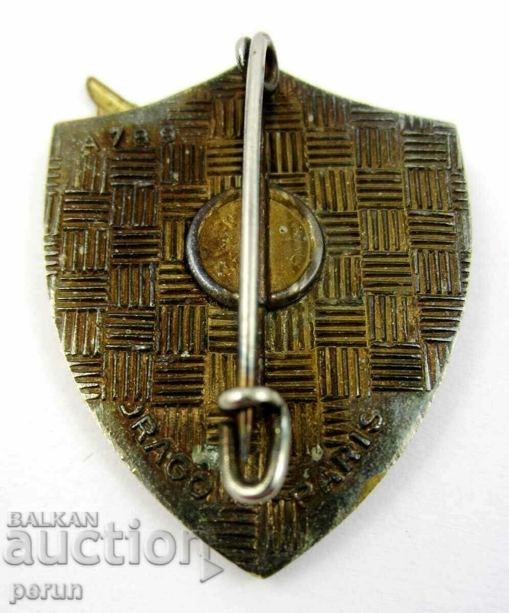 Παράδοση Γαλλικός Στρατός-Γαλλικό Στρατιωτικό Σήμα-Σμάλτο-Πρωτότυπο-Drago