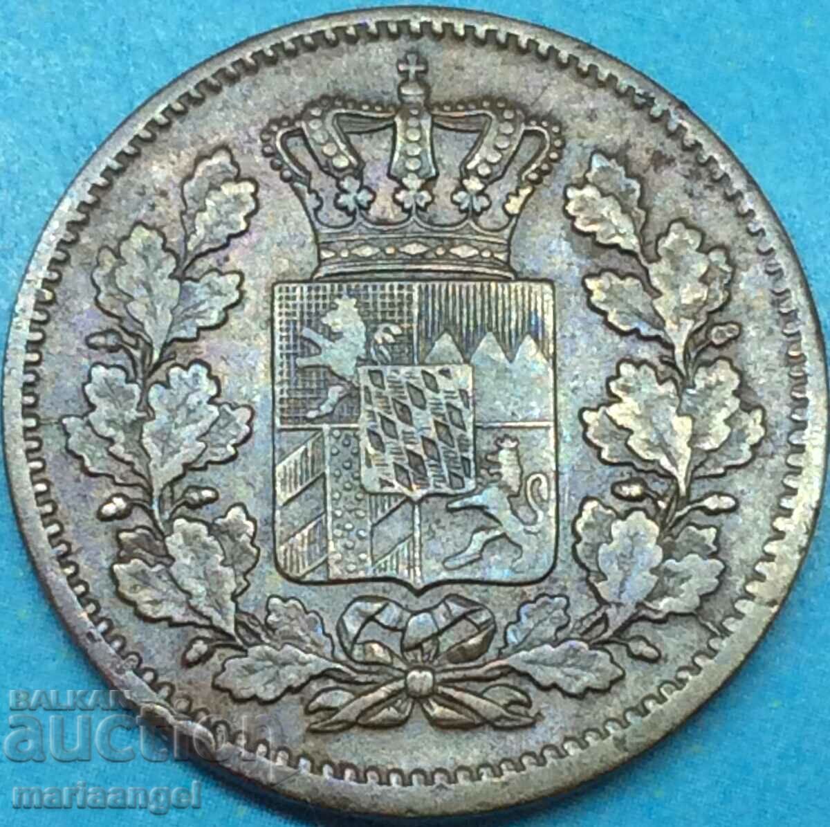 2 пфенига 1871 Бавария Германия
