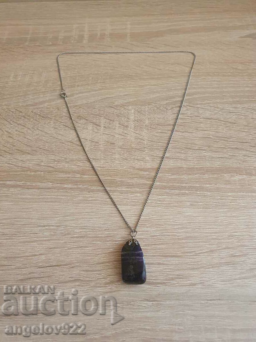 Beautiful necklace with natural stone!