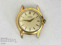 JUNGHANS TRILASTIC GERMANY MADE RARE GOLD PLATED NOT WORKING