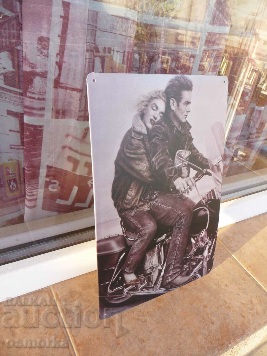 Μεταλλική ταμπέλα μοτέρ rocker γκόμενα wind hair ταξίδια ταινία με τιμή 18.00 BGN | € 9.20 Μεταλλική ταμπέλα μοτέρ rocker γκόμενα wind hair ταξίδια ταινία με τιμή 18.00 BGN | € 9.20