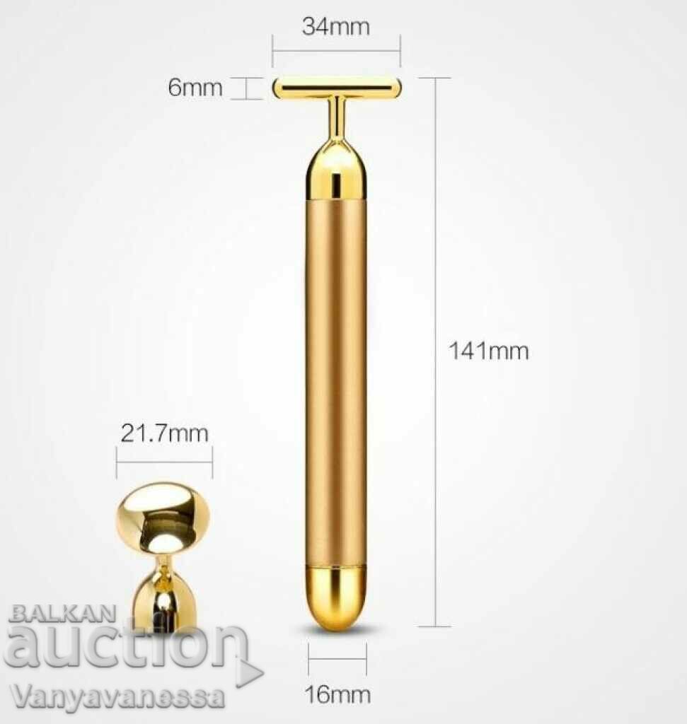 24K Golden Pulse Beautifying Facial Massager - 5 24K Golden Pulse Beautifying Facial Massager - 5