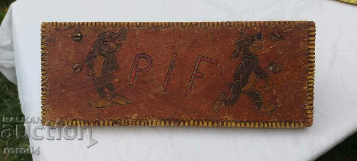 PIF - WOODEN SHELF with price 22.50 BGN | € 11.50 PIF - WOODEN SHELF with price 22.50 BGN | € 11.50