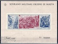 Ordinul Suveran al Maltei 1968 - Religie Bloc de Crăciun MNH