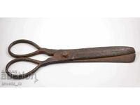 Large Tersian / tailor's scissors, wrought iron, 19th century