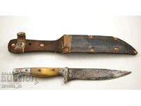 Antique knife with bone handle, Kingdom of Bulgaria