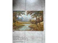 Πίνακας Φθινόπωρο-55/36 εκ., λάδι, χαρτόνι