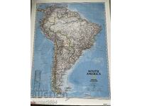 Map-South America, 60/45 cm
