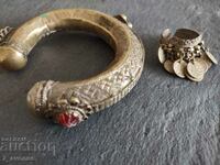 BRACELET with ring, ethnic, for costume, 16.04.2024