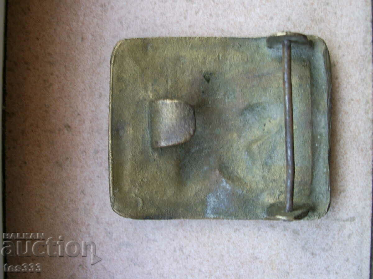 Χάλκινη πόρπη από στρατιωτική ζώνη BNA - 7 Χάλκινη πόρπη από στρατιωτική ζώνη BNA - 7