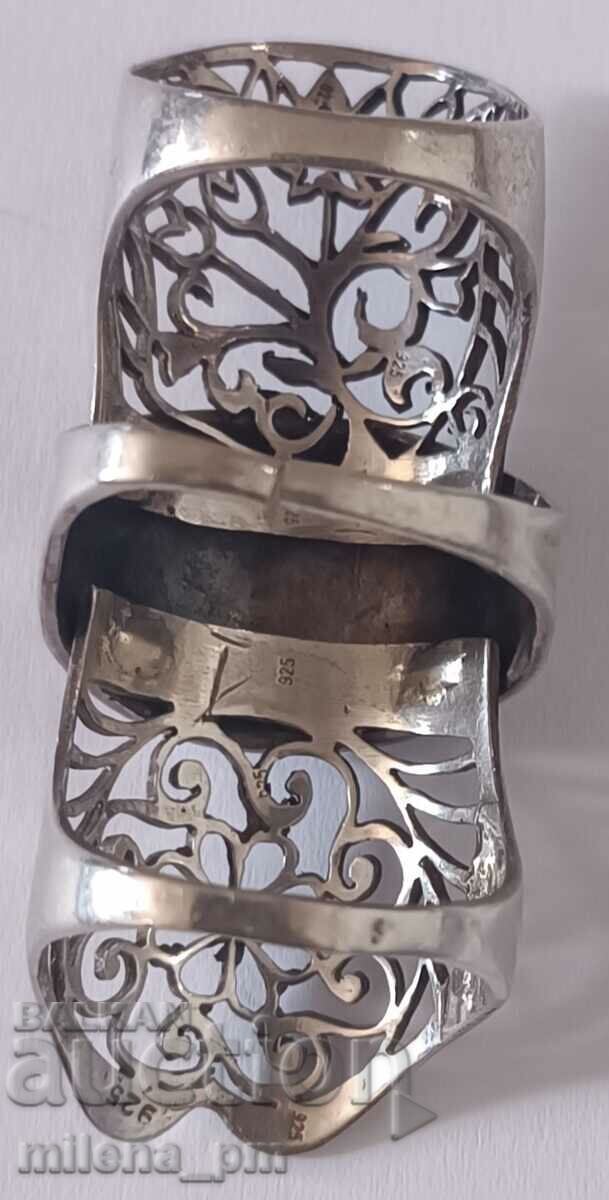 A huge silver ring - 6 A huge silver ring - 6