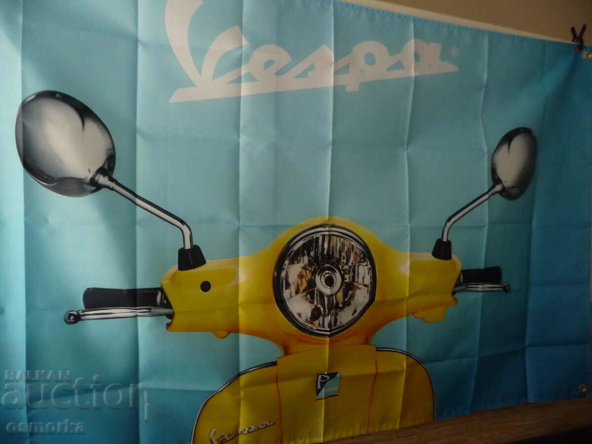 Auction  Vespa flag flag Piaggio Vespa moped scooter motorbike Italy