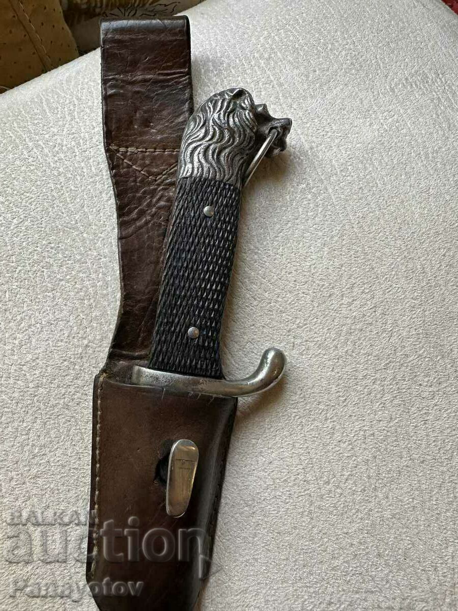 Licitație CUȚIT KAMA KORTIC SABRE PSV TRANCHET 1916 SOLINGENUL OFIȚERULUI