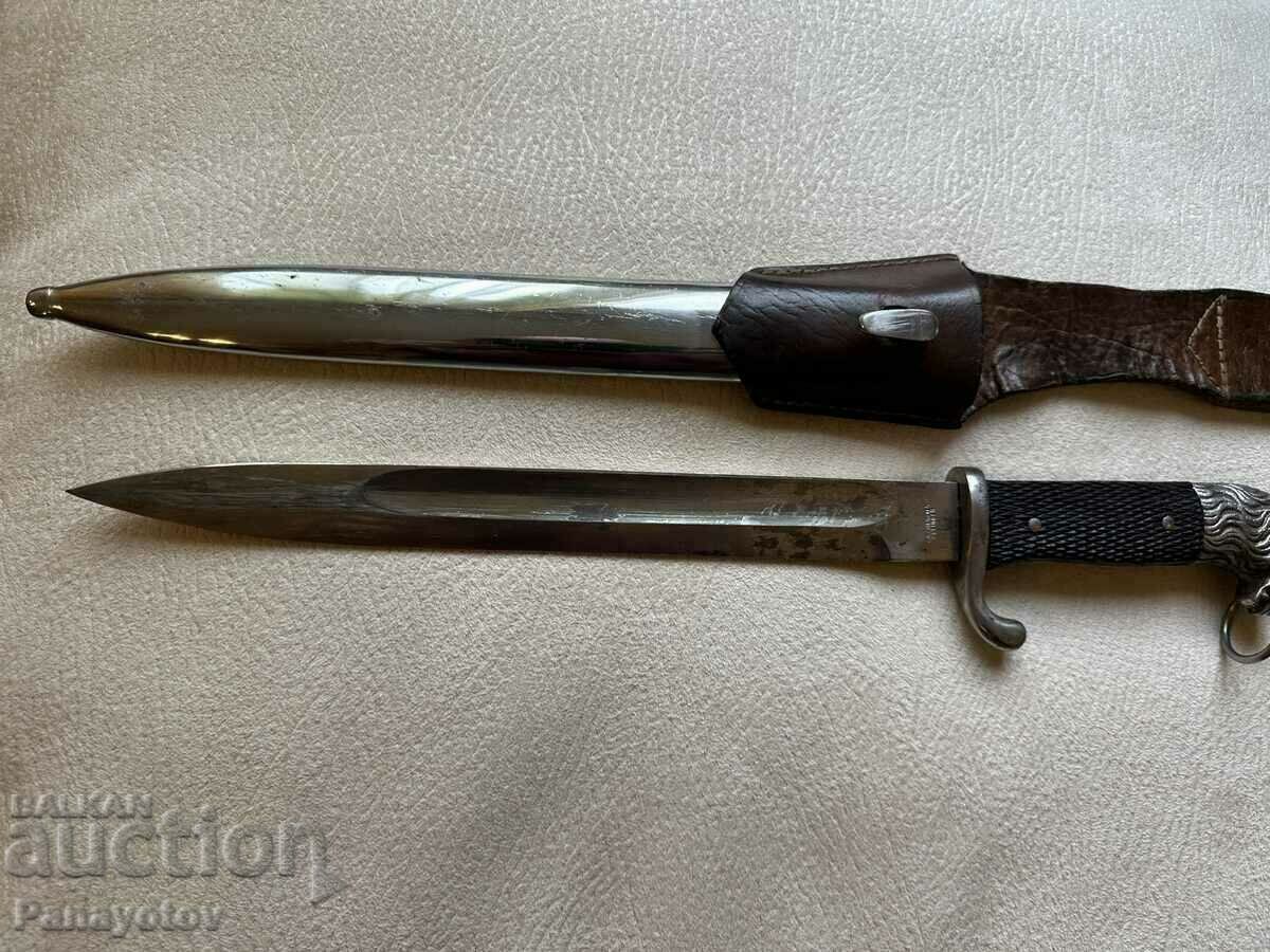 Delivery of KNIFE KAMA KORTIC SABER PSV TRENCHED 1916 OFFICER'S SOLINGEN