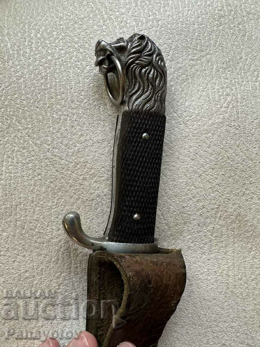 KNIFE KAMA KORTIC SABER PSV TRENCHED 1916 OFFICER'S SOLINGEN - 5