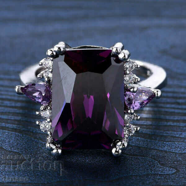 Livrarea Inel cu ametist violet Livrarea Inel cu ametist violet
