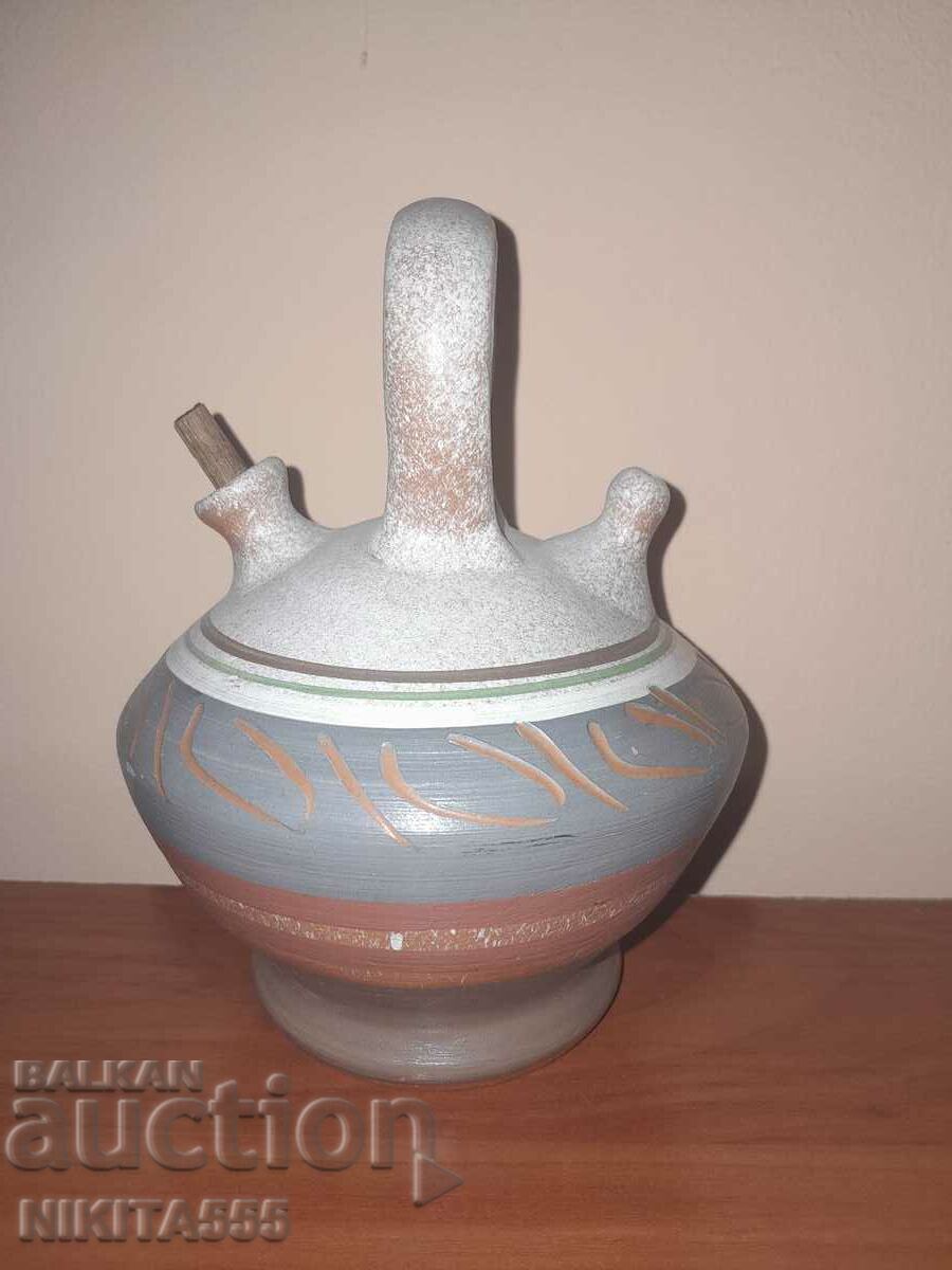 Delivery of Old small ceramic pitcher, pavur, teat Delivery of Old small ceramic pitcher, pavur, teat